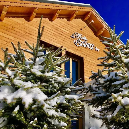Bed and Breakfast La Ferme des Étroits Valloire Exterior foto
