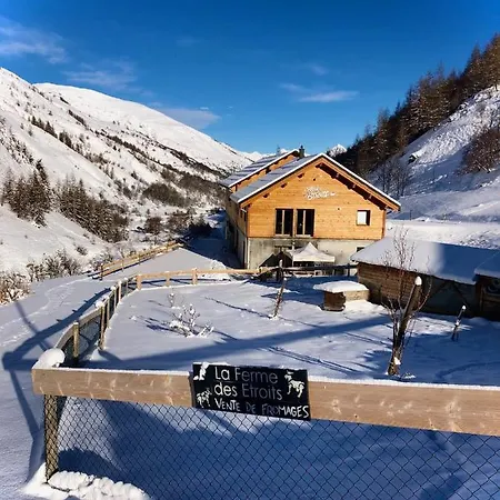 Bed and Breakfast La Ferme des Étroits Valloire Exterior foto